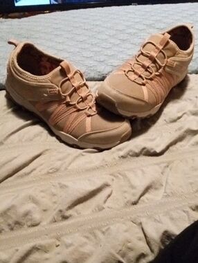 Skechers Women's Tan Slip-On Athletic Sneakers